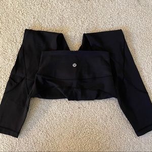 Black Lululemon In Movement Tight